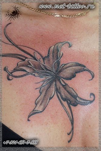 Татуировки лилий