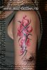 Фото татуировки на плече. Тату, цветы и руны на плече. Женская. Татуировка в Санкт-Петербурге