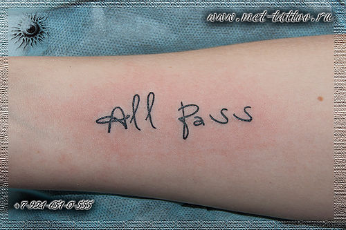Шрифты для тату онлайн - подбери красивую фразу для татуировоки.